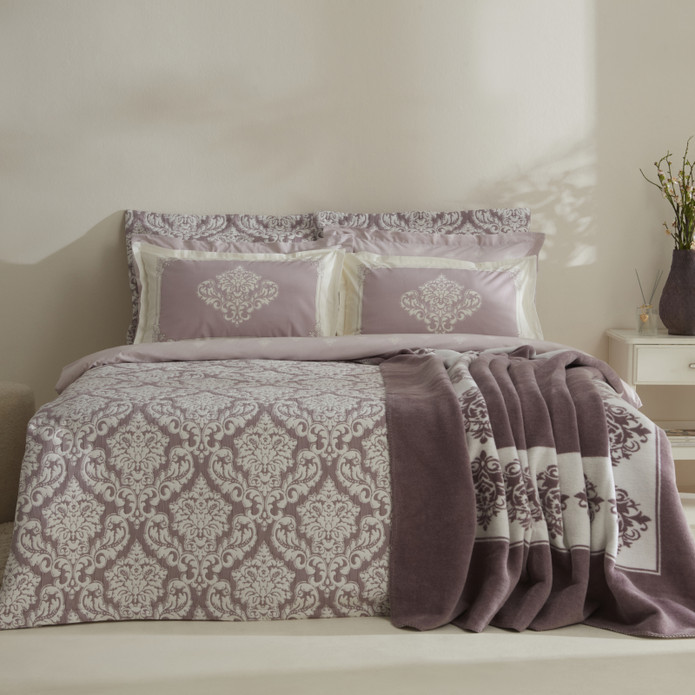 روتختی دو نفره بنفش ۸ پارچه Karaca home مدل timeless