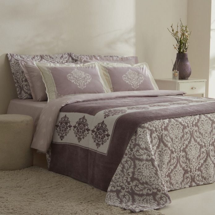 روتختی دو نفره بنفش ۸ پارچه Karaca home مدل timeless