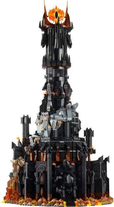 لگو ارباب حلقه ها قلعه باراد دور کد 10333 مدل the lord of the rings: barad-dûr