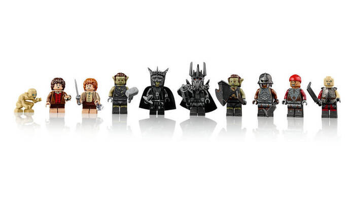 لگو ارباب حلقه ها قلعه باراد دور کد 10333 مدل the lord of the rings: barad-dûr