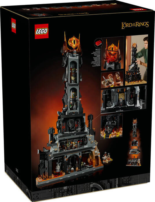 لگو ارباب حلقه ها قلعه باراد دور کد 10333 مدل the lord of the rings: barad-dûr