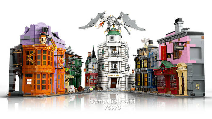 لگو هری پاتر بانک جادوگری گرینگوتز کد 76417 gringotts wizarding bank