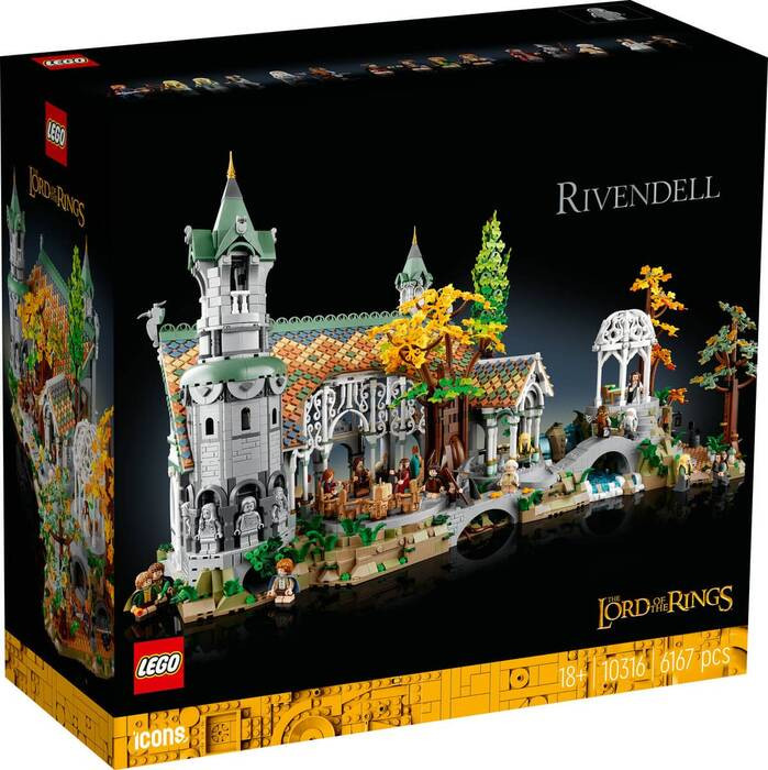 لگو ارباب حلقه ها ریوندل کد 10316 tho lord of the rings Rivendell