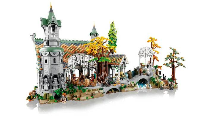 لگو ارباب حلقه ها ریوندل کد 10316 tho lord of the rings Rivendell