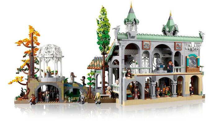 لگو ارباب حلقه ها ریوندل کد 10316 tho lord of the rings Rivendell