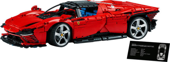 لگو تکنیک فراری دایتونا کد 42143 مدل technic Ferrari Daytona