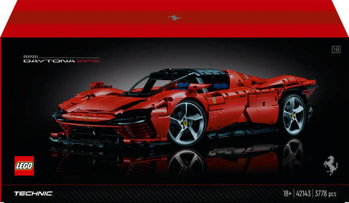 لگو تکنیک فراری دایتونا کد 42143 مدل technic Ferrari Daytona