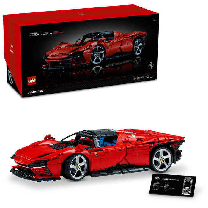 لگو تکنیک فراری دایتونا کد 42143 مدل technic Ferrari Daytona