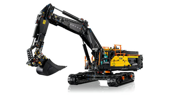 لگو بیل مکانیکی سری تکنیک اسباب بازی کد 42215 مدل technic Volvo ec500 hybrid
