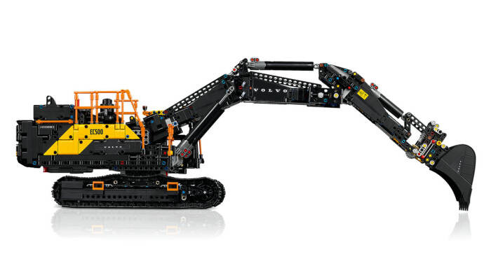 لگو بیل مکانیکی سری تکنیک اسباب بازی کد 42215 مدل technic Volvo ec500 hybrid