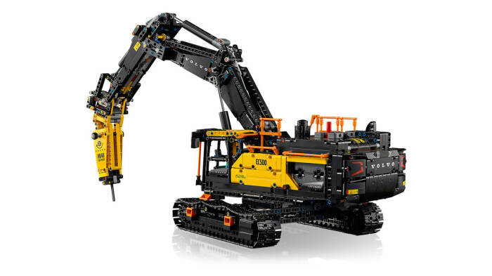 لگو بیل مکانیکی سری تکنیک اسباب بازی کد 42215 مدل technic Volvo ec500 hybrid