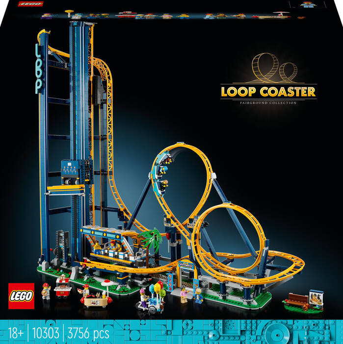 لگو ترن هوایی سری ایکونز کد 10303 مدل icons loop coaster