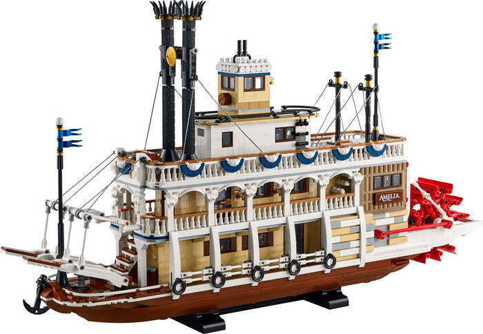لگو کشتی بخار رودخانه کد 21356 مدل ideas river steamboat