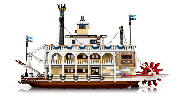 لگو کشتی بخار رودخانه کد 21356 مدل ideas river steamboat