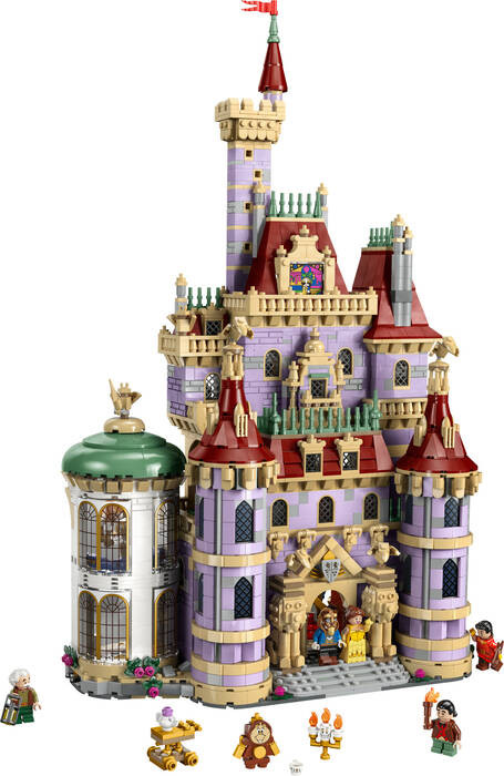 لگو سری دیزنی قلعه زیبا و هیولا کد 43263 مدل Disney beauty and the beast