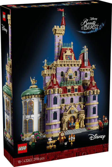 لگو سری دیزنی قلعه زیبا و هیولا کد 43263 مدل Disney beauty and the beast