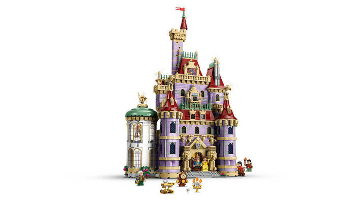 لگو سری دیزنی قلعه زیبا و هیولا کد 43263 مدل Disney beauty and the beast
