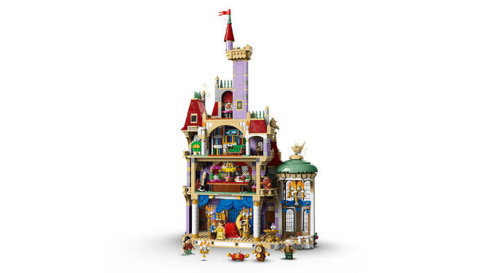 لگو سری دیزنی قلعه زیبا و هیولا کد 43263 مدل Disney beauty and the beast