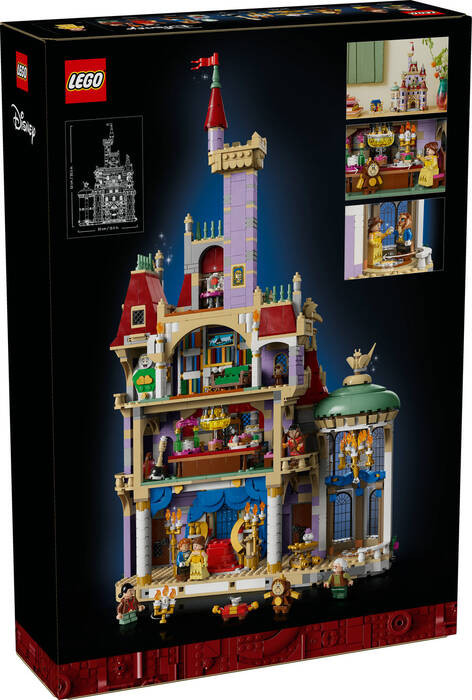لگو سری دیزنی قلعه زیبا و هیولا کد 43263 مدل Disney beauty and the beast
