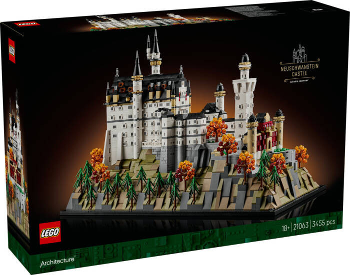 لگو سری آرشیتکت کد 21063 مدل neuschwanstein castle