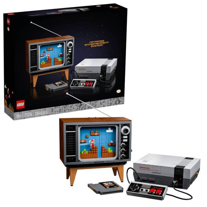 لگو سری سوپر ماریو کد 71374 مدل Nintendo entertainment system
