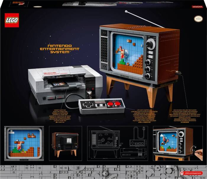 لگو سری سوپر ماریو کد 71374 مدل Nintendo entertainment system