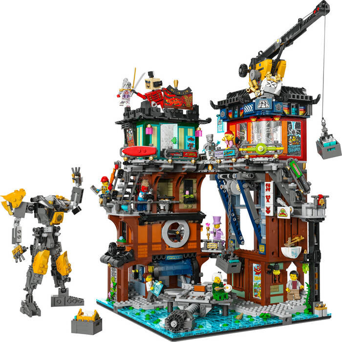 لگو نینجاگو کارگاه شهر کد 71837 مدل ninjago city workshops