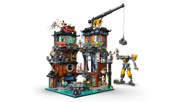 لگو نینجاگو کارگاه شهر کد 71837 مدل ninjago city workshops