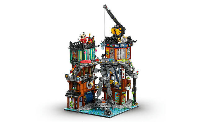 لگو نینجاگو کارگاه شهر کد 71837 مدل ninjago city workshops