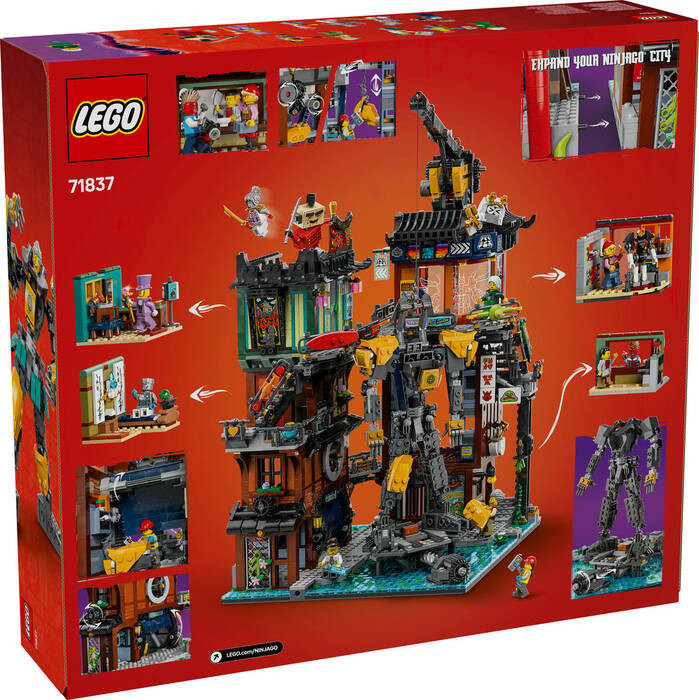 لگو نینجاگو کارگاه شهر کد 71837 مدل ninjago city workshops