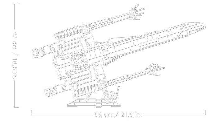 لگو جنگ ستارگان کد 75355 مدل X-wing starfighter