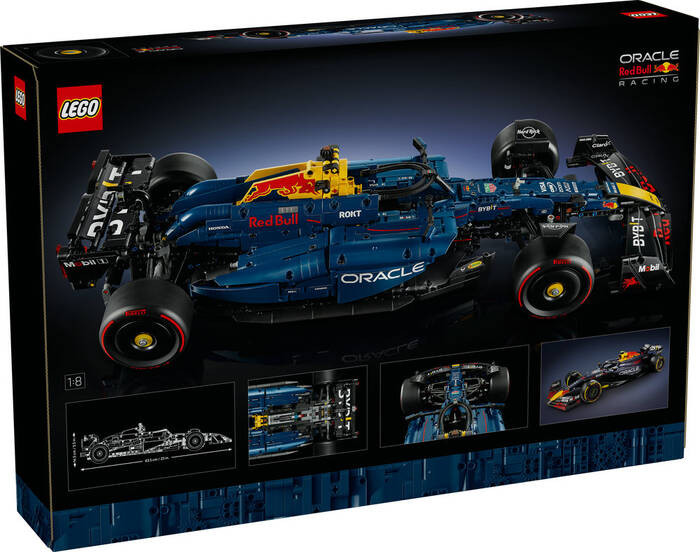 لگو سری تکنیک ماشین فرمول یک رد بول کد 42206 مدل oracle Red Bull racing