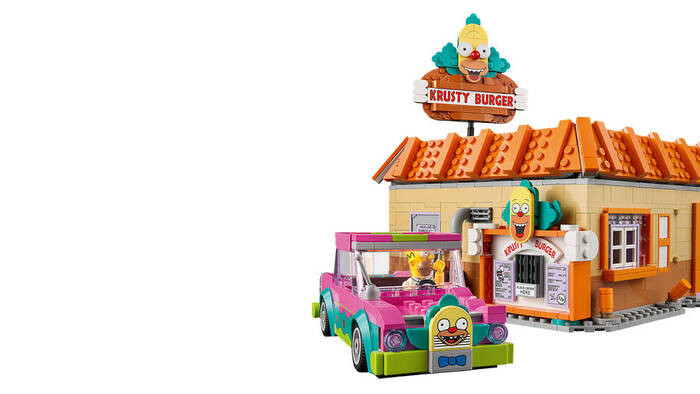 لگو سری ایکونز سیمپسون کد 10352 مدل the Simpsons Krusty burger