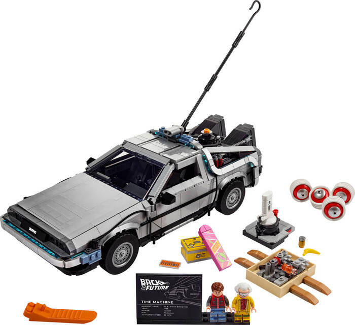 لگو ماشین زمان بازگشت به آینده کد 10300 مدل back to the future
