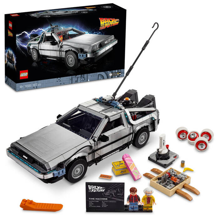 لگو ماشین زمان بازگشت به آینده کد 10300 مدل back to the future
