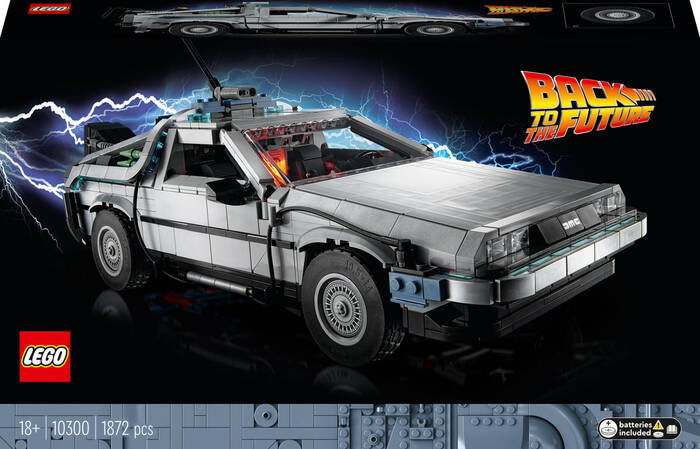 لگو ماشین زمان بازگشت به آینده کد 10300 مدل back to the future