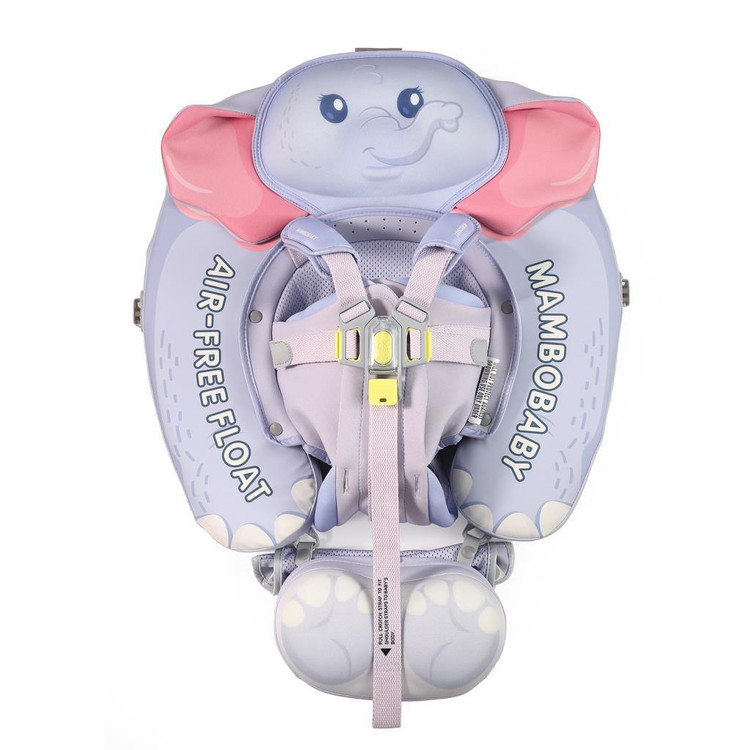 پک شناور نوزاد برند Mambobaby طرح فیل، ایمن، دارای سایهبان و تکیهگاه پا