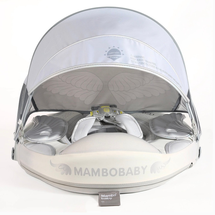 تیوب و شناور فومی کودک و نوزاد برند Mambobaby (همراه با سایبان ضد UV)