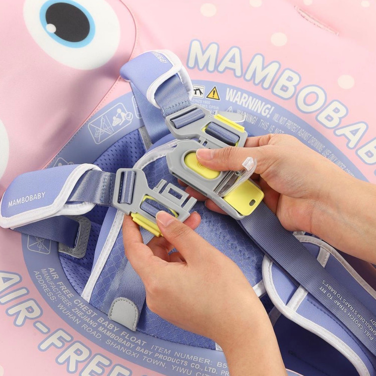 تیوب و شناور فومی نوزاد رنگ کالباسی برند Mambobaby مدل سایبان دار